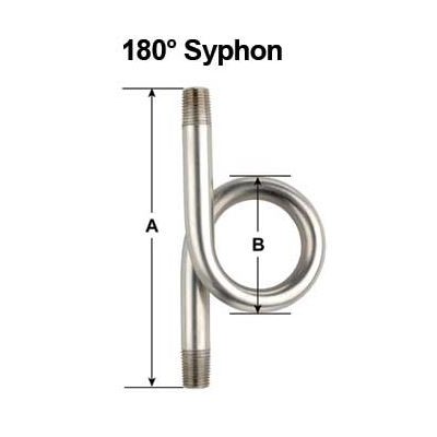 Pigtail Steam Syphon  Seamless 316SS  S