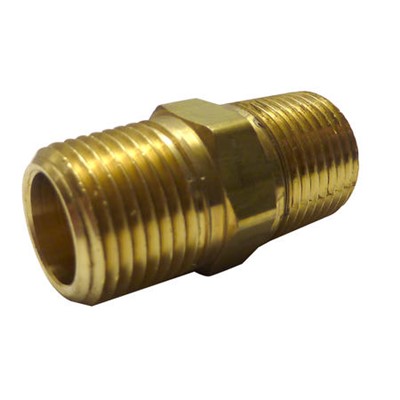 BRASS HEX NIPPLE