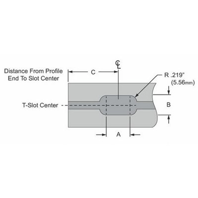 ECONOMY T-NUT CLEARANCE SLOT40 SERIES 2