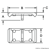 COVER CAP FOR CONNECTION ANGLE20  20 X