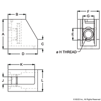 UNIBLOCK EH  M6  PROFILE 30-80  SLOT 8-