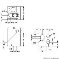 UNIBLOCK ZN 40  M6  DIE-CAST ZINC  PROF