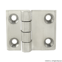 STAINLESS STEEL HINGE  50X63 NON-DETACH