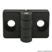 PLASTIC HINGE 20 MINI  SLOT 5 NON-DETAC