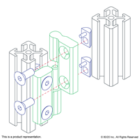 STAINLESS STEEL HINGE  50X50 DETACHABLE