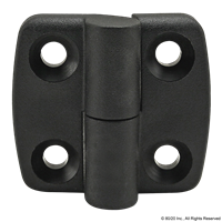 PLASTIC COMBINATION HINGE 25X25 WITH SL