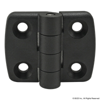 PLASTIC COMBINATION HINGE 30X30  WITH S