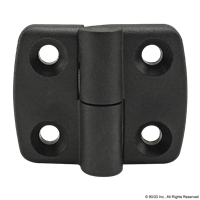 PLASTIC COMBINATION HINGE 30X30 WITH SL