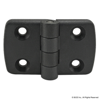 PLASTIC COMBINATION HINGE 40X40 WITH SL