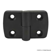 PLASTIC COMBINATION HINGE 40X40 LEFT  D