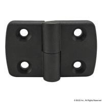 PLASTIC COMBINATION HINGE 40X40 WITH SL