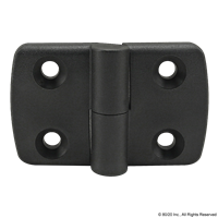 PLASTIC COMBINATION HINGE 40X40 WITH SL