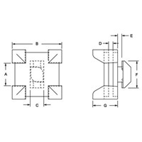 CROSS-CABLE-BINDING-BLOCK SLOT8  A2=4 3