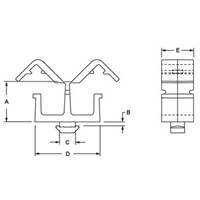 CLIP-CABLE-BINDING WITH HAMMER SLOT 8