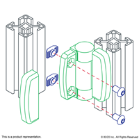 SYSTEM HINGE 30.30  PLASTIC  DEFINITE P