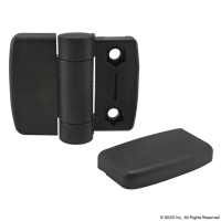 SYSTEM HINGE 40.40  SLOT 8  PLASTIC  DE