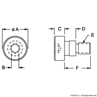 M6 X 12mm STRIPPER BOLT