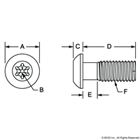 CONNECTING SCREW  STEEL  HEX HEAD  M12