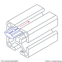 SELF-ALIGNING T-SLOT NUT 16 00 MM  M4