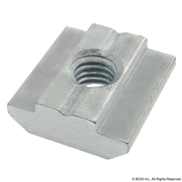 SELF-ALIGNING T-SLOT NUT 16 0X 6 0 MM