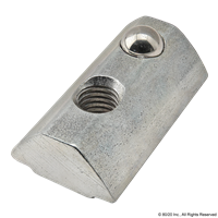 ROLL-IN T-SLOT NUT STEPPED 8 UNC 10-32