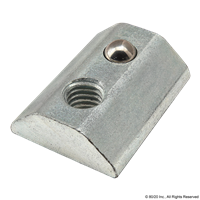 T-SLOT NUT 18 0 X 6 8 MM  M6 WITH SPRIN