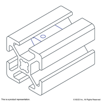 SELF-ALIGNING ROLL-IN-T-SLOT NUT 7 7 X