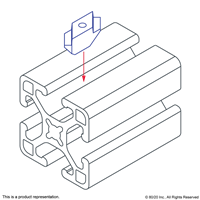  RHOMBUS NUT  M3  SLOT 8  DIE-CAST ZINC