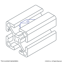  RHOMBUS NUT  M3  SLOT 8  DIE-CAST ZINC