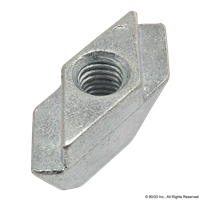  RHOMBUS NUT  M5  SLOT 8  DIE-CAST ZINC