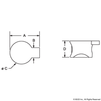 UNIVERSAL CONNECTOR  DIE-CAST-ZINC  SLO