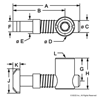 CENTRAL CONNECTOR  STEEL  SLOT 8  HAMME