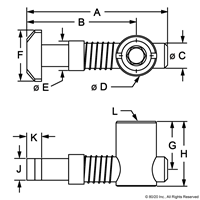 CENTRAL CONNECTOR  STEEL  SLOT 8  HAMME