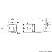 PIVOT JOINT 25  DIE-CAST ZINC  LOCATING