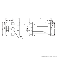 PIVOT JOINT 40  DIE-CAST ZINC  LOCATING