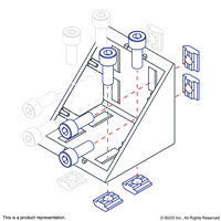 CONNECTION ANGLE 80  76 X 76 X74 DIE CA