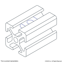 THREADED PLATE  15 X 10 X 4 M6 CLEAR ZI