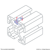 HAMMER NUT SLOT 6 10-32 ZINC