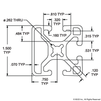 1.5IN X 1.5IN LITE SMOOTH TR