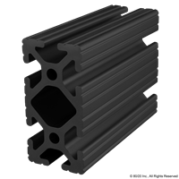 1.5 X 3 T-SLOT EXT FULL BLACK ANODIZE