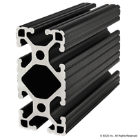 1.5 X 3 LITE T-SLOT EXT BLACK ANODIZE