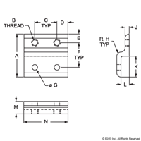 40mm SINGLE PANEL RETAINER