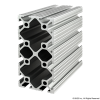 2  X 4  T-SLOTTED EXTRUSION 145  BAR