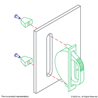 SMALL FLUSH HANDLE