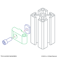 10 S LIFT-OFF HINGE SECTION W/ BUSHING