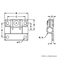 15 S ADJUSTABLE HINGE