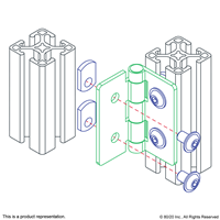 10 S ALUMINUM HINGE