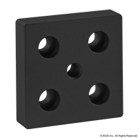 BLACK 10 S 2 X 2 BASE PLATE W/ 5/16-1