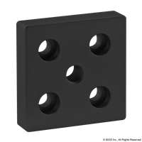 BLACK 10 S 2 X 2 BASE PLATE W/ 3/8-16