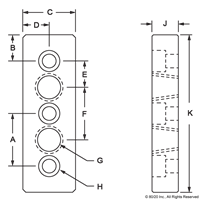 1.5 X 4.5 GASKET FOR PRESSURE MANIFOL